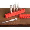 Telituny 12 Hole bit Holder, red 5 Pieces 12 Hole