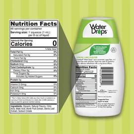 Sweetleaf WaterDrops, Lemon Lime, 1.62 FL OZ