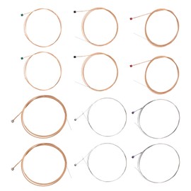 The Lord of the Tools EXP16 Coated Acoustic Guitar Strings 012-053 Phosphor Bronze Compatible with D-Addario Acoustic Guitar Set of 2