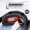 ZANZER Adult Ski Goggles, 2-Pack Snowboard Goggles for Youth, Teens,