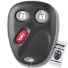 KeylessPros 3-Button Keyless Entry Remote Key Fob Replacement, fits Chevy