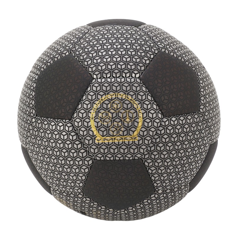 Luminous Glowing Football Holographic Reflective PU Machine Stitched Night Glowing