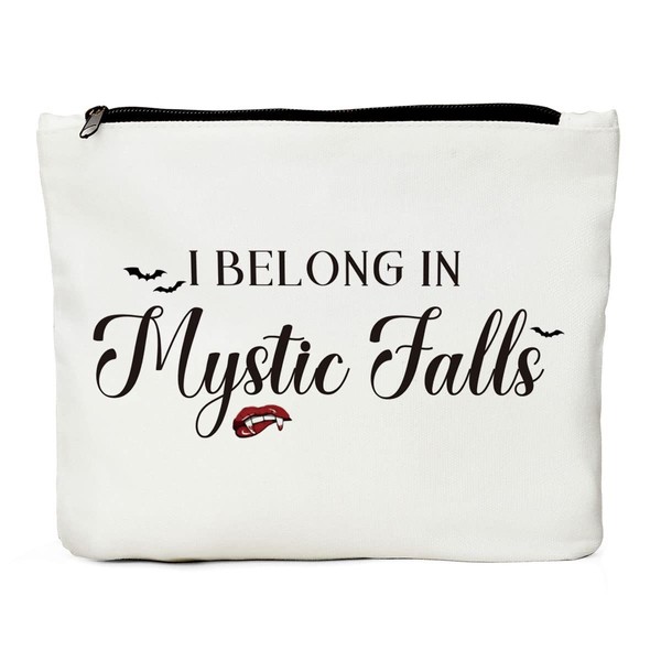 JIUWEIHU Vampire Diaries Makeup Bag, American Vampire Movie Love Story