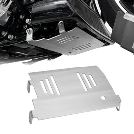 Kiawnia Motorcycle Skid Plate Lower Engine Guard, Chassis Protection for Harley Touring, CVO Road Glide, Street Glide, 2024-UP (Chrome)
