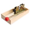 NovelBee Nutcracker with 4 Picks,Heavy Duty Walnut Cracker with Wooden