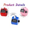 Hitopin 8 Pieces Mechanical Hand Counter, Finger Counter, Clicker Step