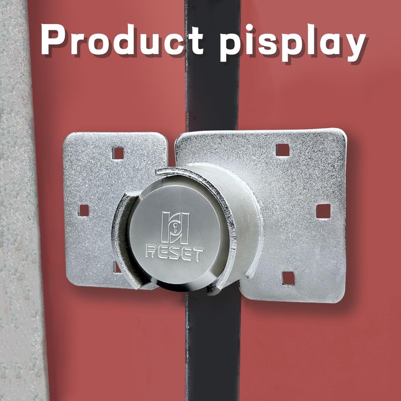 RESET-903 Keyed Alike Heavy Duty Hidden Shackle Padlock for Chain,