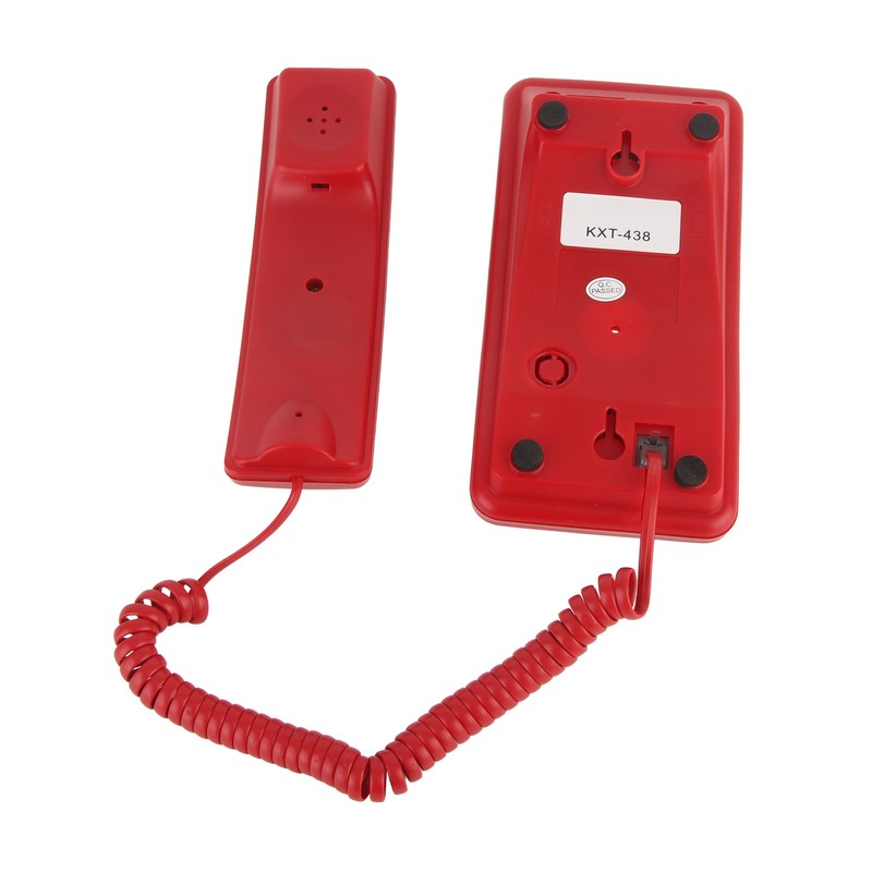 KXT‑438 Wall Mounted Home Phone Corded Telephone with Redial Quick