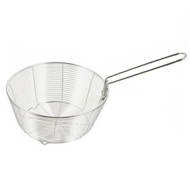 Cabilock Stainless Steel Frying Basket Bake Basket Deep Fry Basket Shrimp Frying Basket Cooking Basket Mat Air Fry Basket for Oven Fryer Cookware Air Fryer Tray Pantry Drain Frying Basket