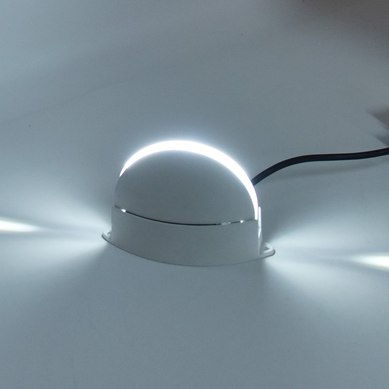 Window Sill Lamp 180° Luminous Semicircular LED Wall Light for