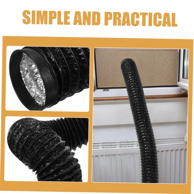 SHINEOFI Thickened Flexible Dryer Vent Hose Tube Duct for Standard