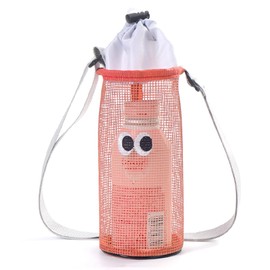 Water Bottle Cover with Shoulder Strap, Water Bottle Holder, Shoulder Bag, Carry on Shoulder, For Excursions, Climbing, Kids, Adults, Unisex, Stylish, Plastic Bottle Cover, Bottle Holder, Mesh Bag