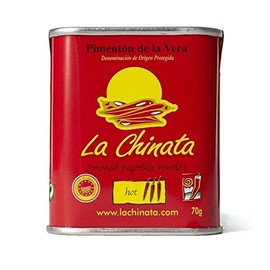 Brindisa La Chinata Hot Smoked Paprika D.O.P 70g - Pack of 6