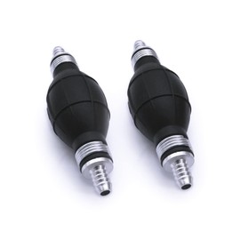 9001080A 50073805 73805 Rubber Transfer Vacuum Fuel Pump Fuel Line Hand Primer Bulb Marine Gas Siphon Hand Pump for Car/Boat/Marine/Motorcycle, 10mm 3/8", 2pcs