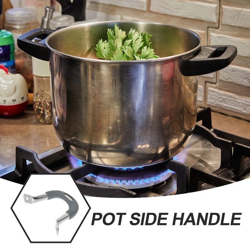 HOLIDYOYO Burnproof Pot Handle Side Handle Steaming Pot Parts Pot