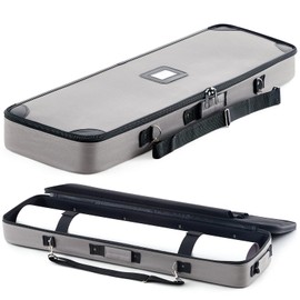 Eccliy 37 Inch Padded Carrying Case for Roll up Banner Stands with Handles and Shoulder Strap, Banner Case with Grey Interior for Trade Show Traveling