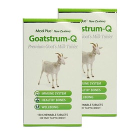 메디플러스 산양유 Goatstrum-Q 1350mg 150정 2개 Mediplus Goat Milk Goatstrum-Q 1350mg 150 tablets 2 packs
