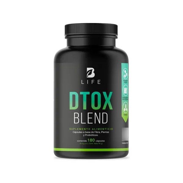 Detox Natural De 180 Cápsulas, Dtox Blend B Life
