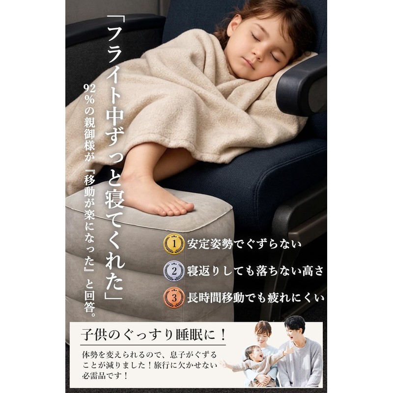 TAVILAX Foot Rest for Airplanes, Featured in [Rurubu] & Reviewed