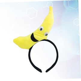 WOONEKY Yellow Banana Headband Floral Hair Clip Women Fashion Hair Accessories Party Headwear