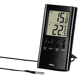 Hama T-350 Indoor Electronic Environment Thermometer Black