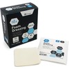 Medpride Foam Dressings- 10 Pack, 4 Inch by 4.25 Inches Size - Sterile, Hydrophilic, Highly Absorbent- Soft, Non-Adhesive Pads, Easy to Change- for Men & Women- for Ulcers (4'' x 4.25'')
