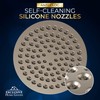Heatsistence Rainfall Shower Head - 6" High Pressure, 1.8 GPM,