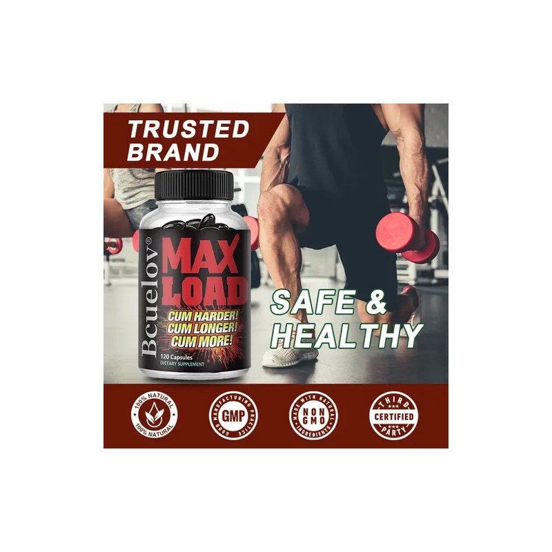 Cápsulas Blandas Bcuelov Max Load Para Hombres