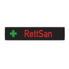 Copytec Name Plate Paramedic RettSan Patch Fire Brigade NFS RSin