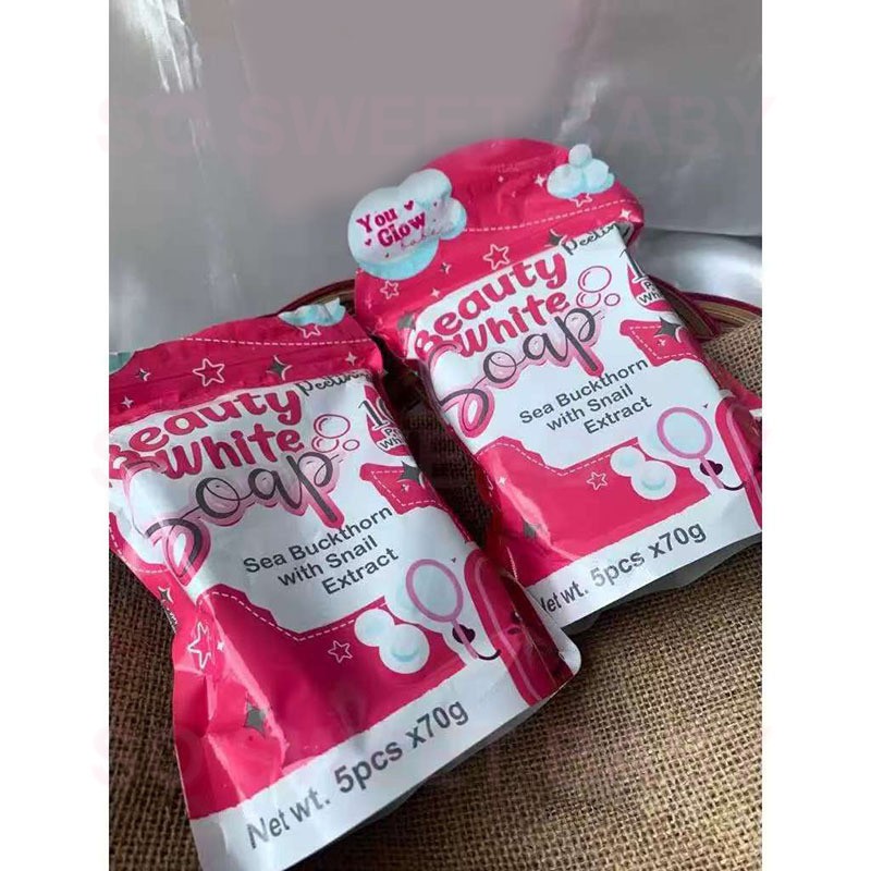 5 Bars Beauty White Soap Body Face Soap Sea Buckthorn