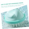 minkissy 4sets Hair Exfoliate Scrubber for Scalp Scalp Massager Shampoo