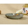 Nishida 120043 No. 7.5 3-Compartment Plate (Red Camellia), Home Restaurant,