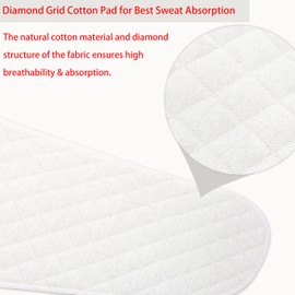 Washable Cotton Tummy Liners for Sweat Rash Plus Size Under Belly Sweat Liners Diamond Grid Cotton Pads Belly Band for Skin Rash–3PCS