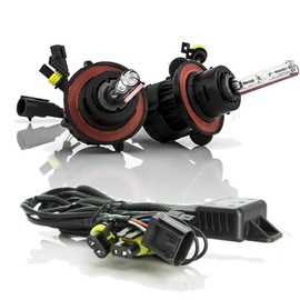XENTEC H13/9008 6000K Telescopic Bixenon HID Xenon Bulb x 1 pair + cable adapter (Ultra White)