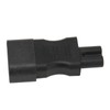 4Pcs IEC320 C14 to IEC320 C7 Power Adapter Universal Black