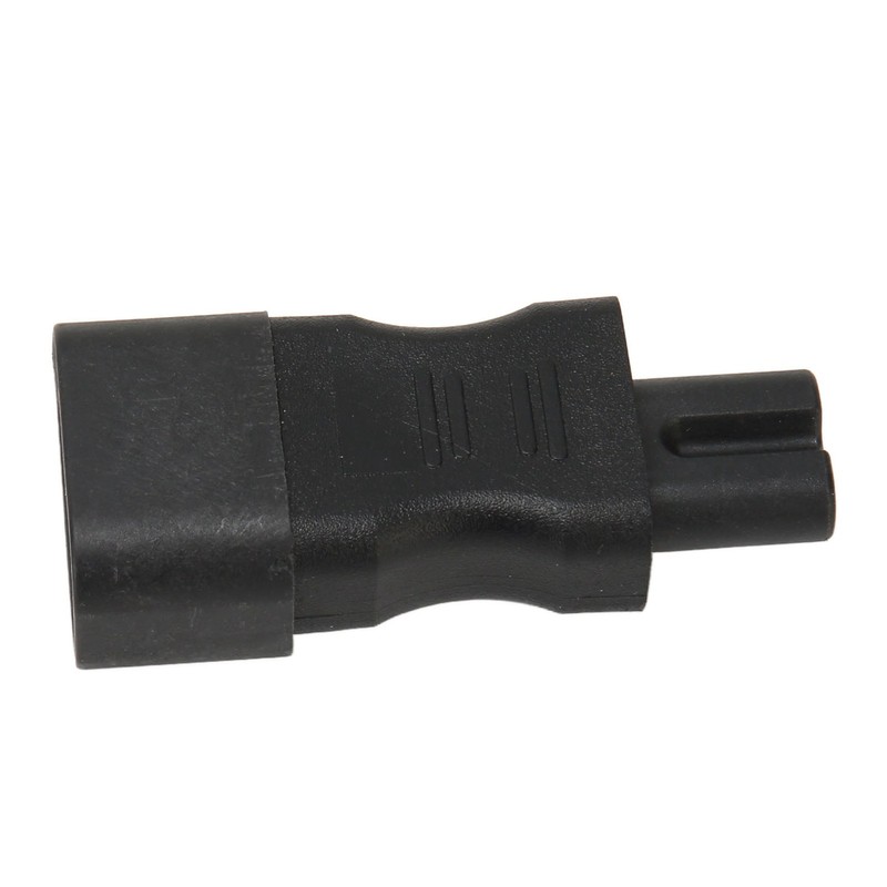 4Pcs IEC320 C14 to IEC320 C7 Power Adapter Universal Black