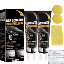 2PCS Car Scratch Remover,Deep Scratch Repair Kit for Vehicles with Protective Wax,Car Scratch Remover for Deep Scratches for Cars, Trucks & SUVs