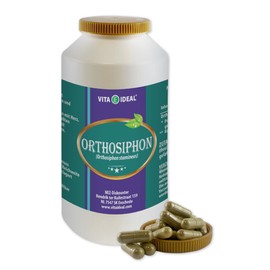 VITA IDEAL® Orthosiphon – Leaves 360 Capsules – Orthosiphon Stamineus – Cat Beard – Mint Leaf – Daily Serving 540 mg Orthosiphon Leaves Pure Powder – No Additives