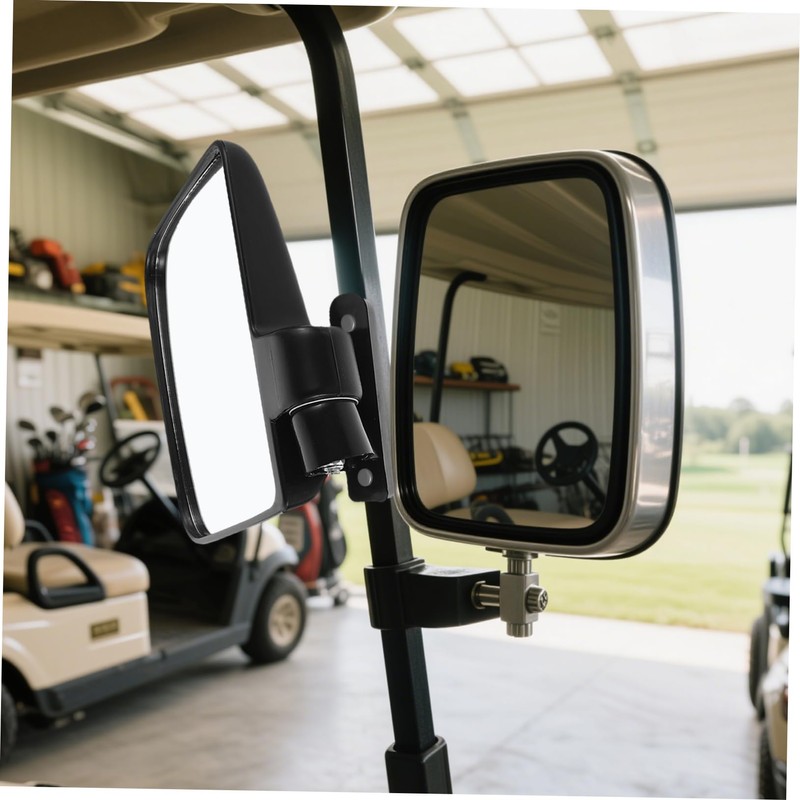 iplusmile 1 Set Wide Angle Side Mirrors for Golf Cart