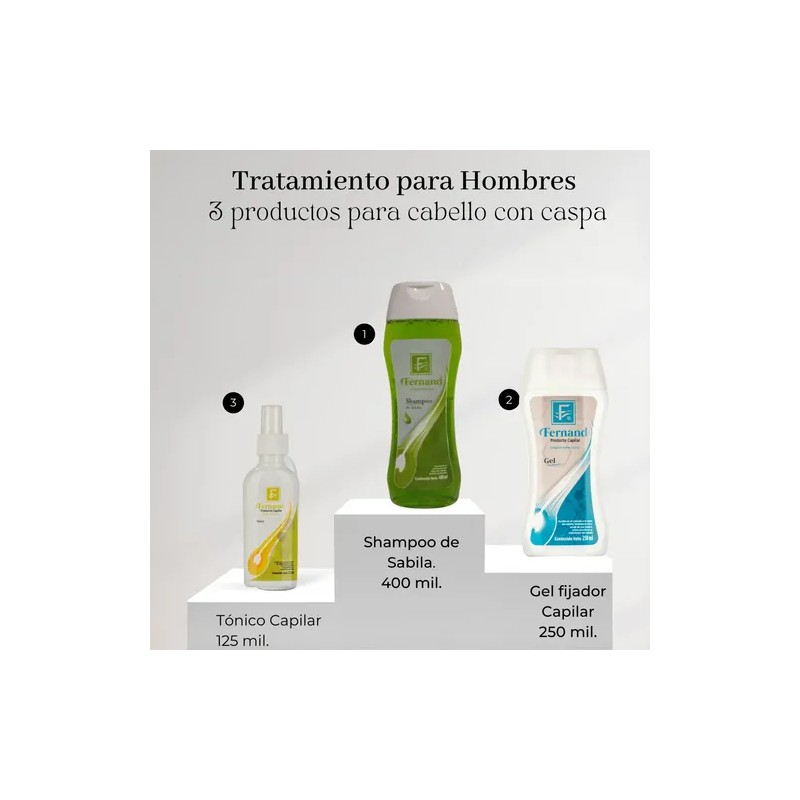 Solución Anticaida Para Hombre Con Cabello Con Caspa