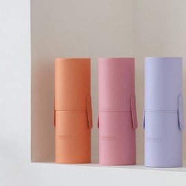 Picasso Collezioni [Picasso Collezioni] 3 types of leather cylindrical brush cases / [피카소꼴레지오니] 레더 원통 브러쉬 케이스 3종