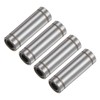 sourcing map 4pcs LM8LUU Linear Ball Bearings, 8mm Bore Dia,