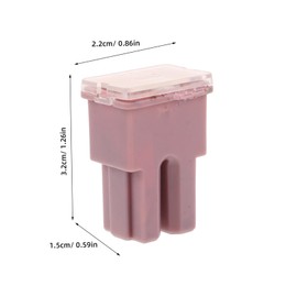 ULTECHNOVO 2pcs Insurance Film Car Kit Marine Fuse Block Fusible Link Rogue Terminal Fuse Boat Fuse Panel Marine Fuse Panel Picture Bumpers for Back of Frames Fuse Wire Pink Metal