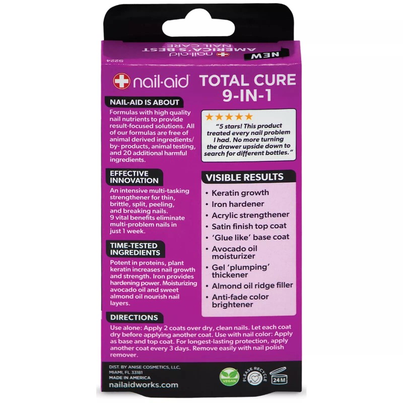 Nail-Aid - Total Cure - 9 Benefits in 1