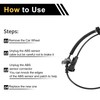 Partuto ABS Wheel Speed Sensor ABS Sensor Anti-lock Braking System