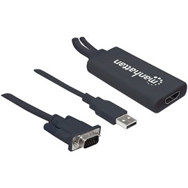 Manhattan AC-5713 Convertidor Video Svga+Audio USB a HDMI,
