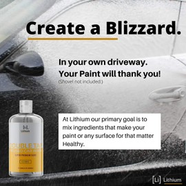 Lithium Double Tap Car Wash Shampoo is An Extremely Unique Blend of PH Balanced Cleaning Soap, Essential Oils, and Eucalyptus. A Combination That Lubricates, While It Cleans. 32oz