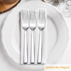 Dinner Forks Set of 12, E-far 7.9 Inch Stainless Steel