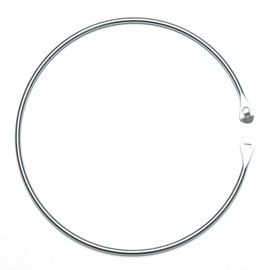 van den Heuvel Steel Ring | Steel Ring Diameter 15 cm | Hardened & Galvanised | with Clasp for Opening