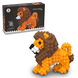 KADELE Lion Building Animal Sets, Extremely Challenging STEM Building Blocks Decor for Adults Kids, Micro 3D Educational Toys for Boys Girls Ages 12 and Up, 224 Pieces